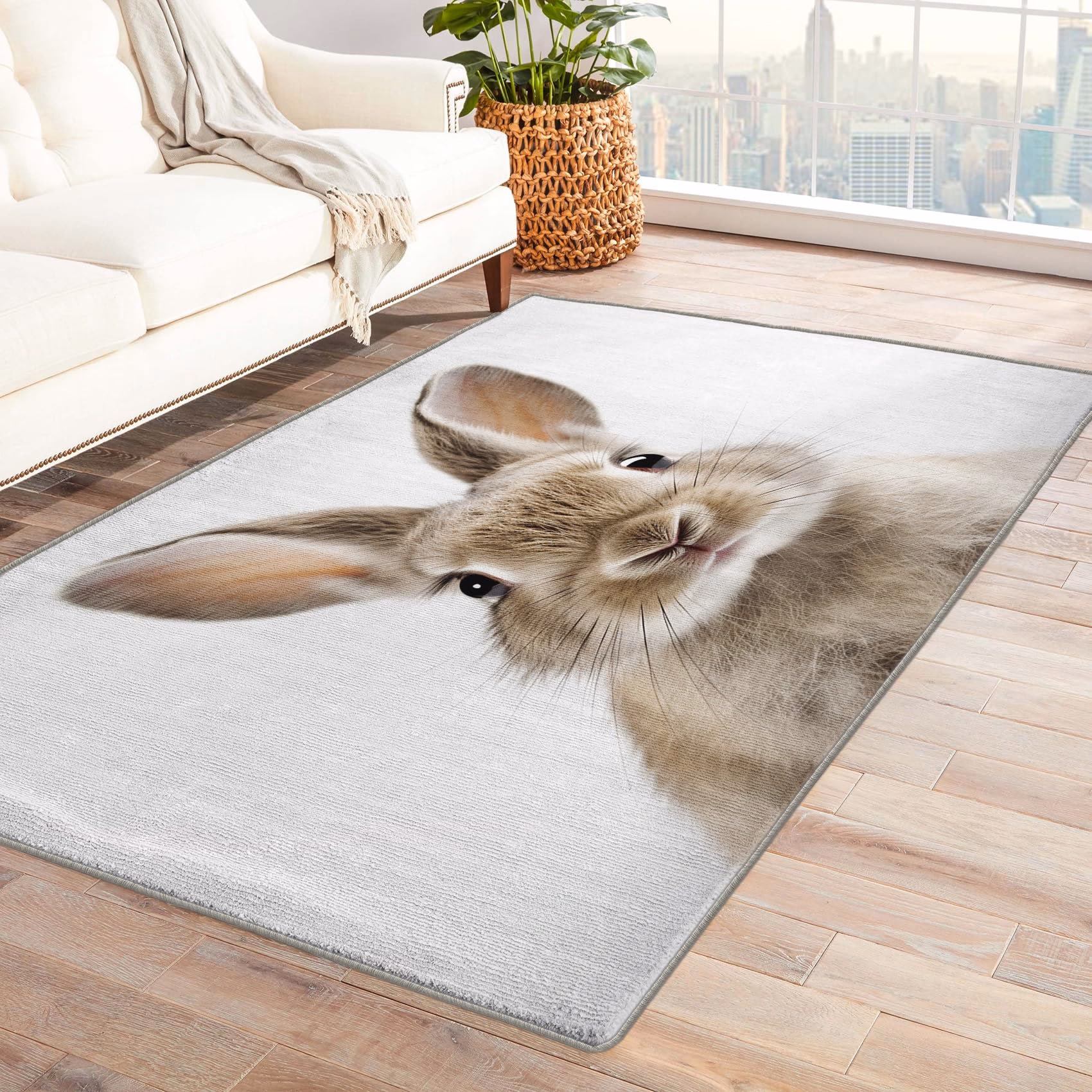 ¿Cuál es la mejor alfombra para proteger a los conejos?
