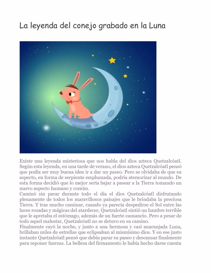¿Quién es el autor de la leyenda de la luna?