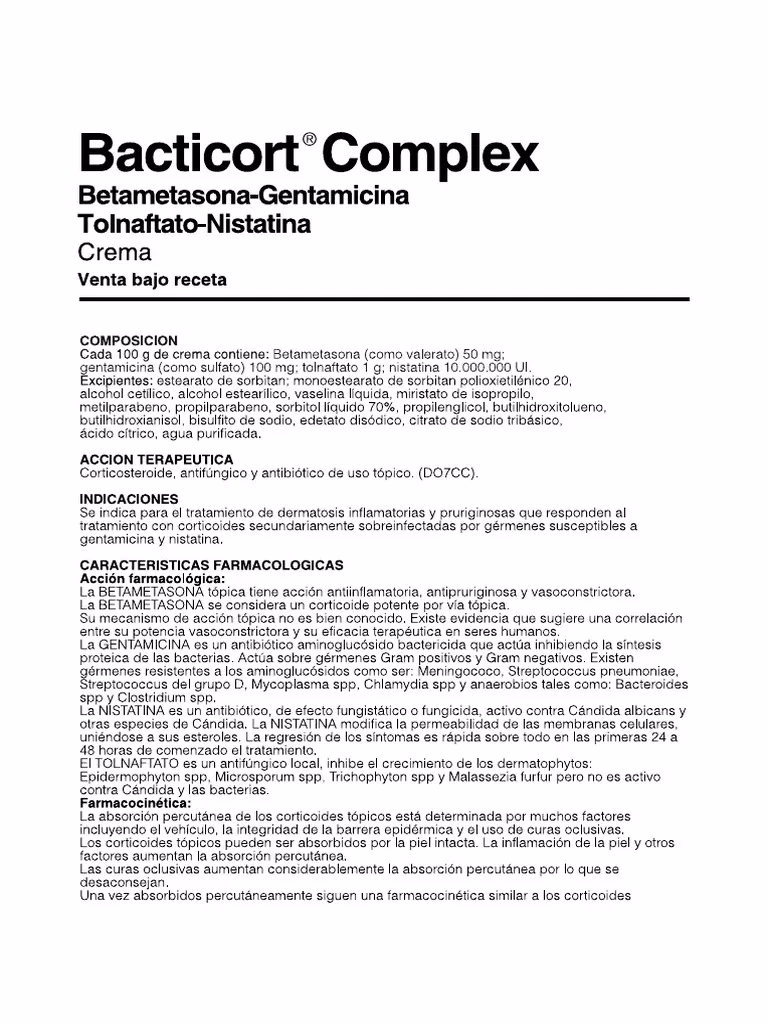 ¿Qué cura la betametasona gentamicina?