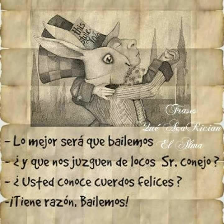 ¿Cómo se llama el baile del sombrerero de Alicia?