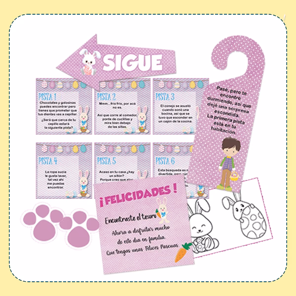 ¿Cómo dar pistas para la búsqueda del tesoro?