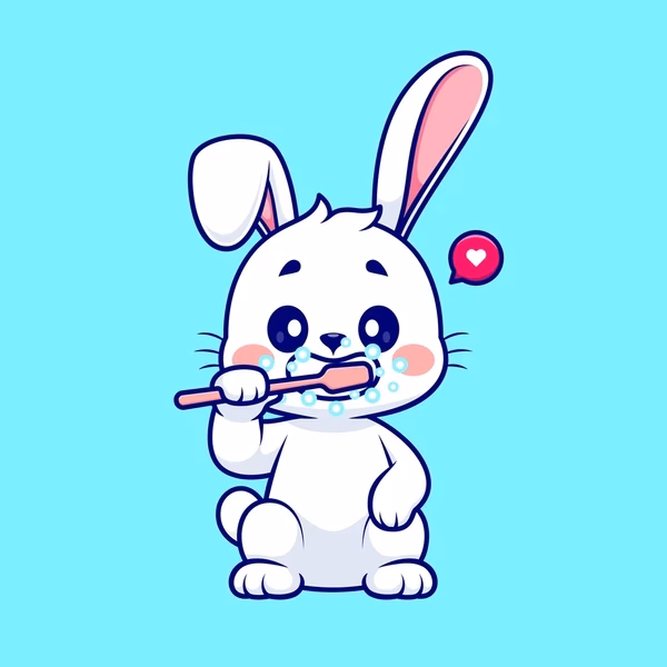 ¿Qué programa de dibujos animados tiene dientes de conejo?