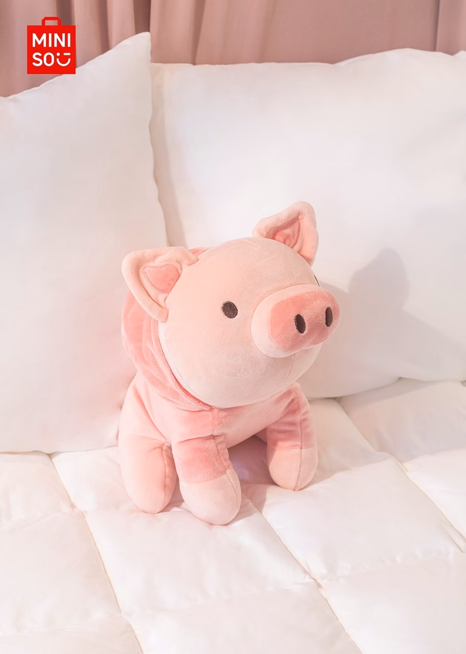 ¿Cómo se llama el cerdo de Miniso?