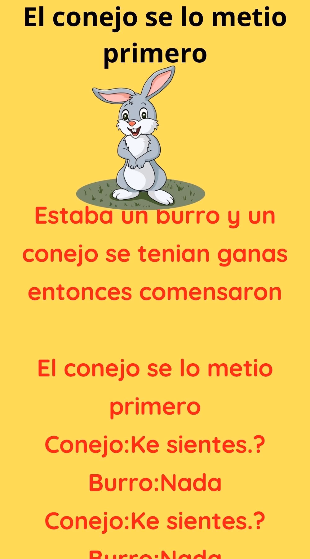 ¿Qué le dice el burro al tigre?