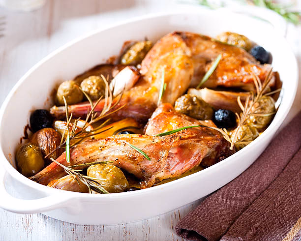 ¿Cuánto tiempo tarda en hacerse el conejo al horno?