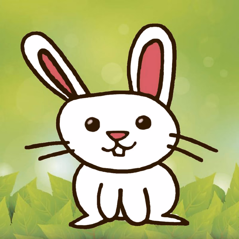 ¿Cómo se hereda el color de los conejos?