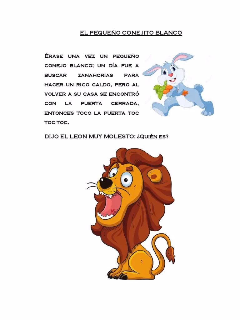 ¿Cómo se escribe el conejo es blanco?