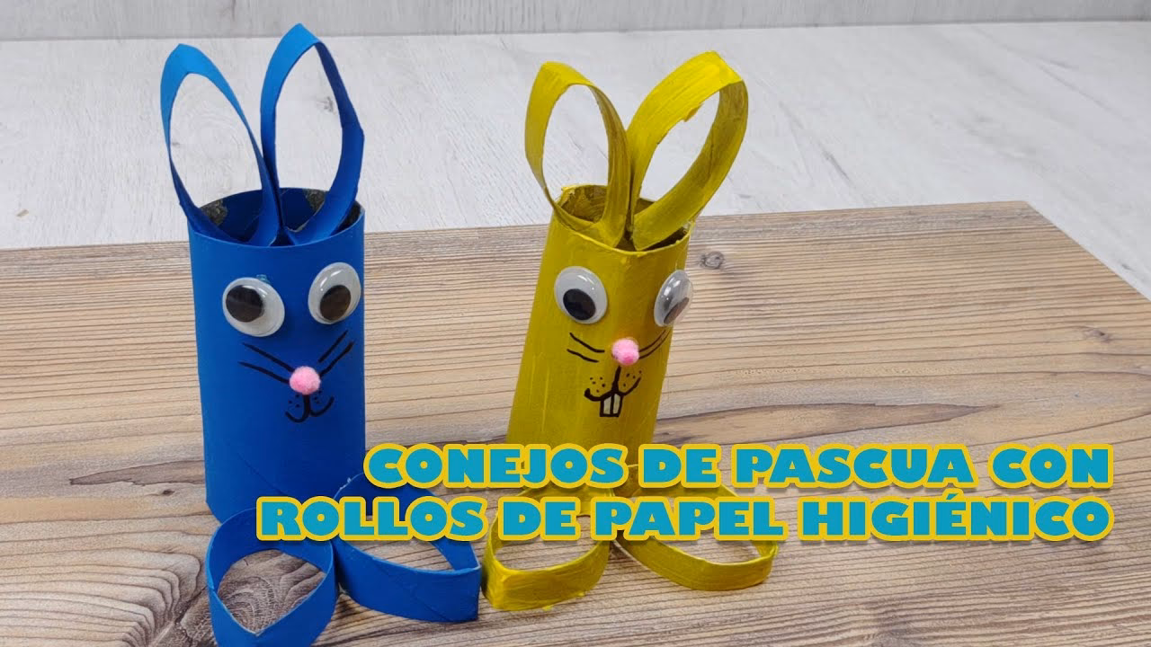 ¿Qué es un juguete de rollo de papel higiénico para un conejito?