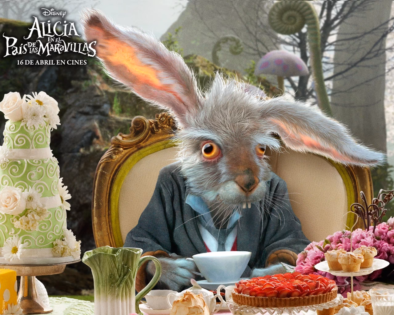 ¿Cómo dijo el conejo blanco de Alicia ni antes ni después?