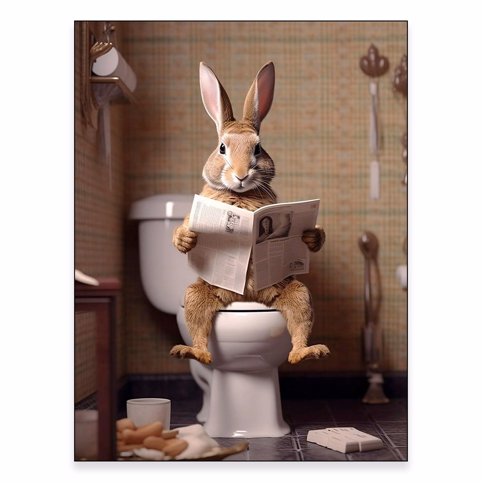 ¿Puede mi conejito estar en el baño mientras me ducho?