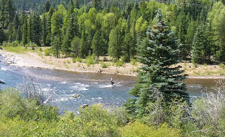 Where does the Conejos River start and end?