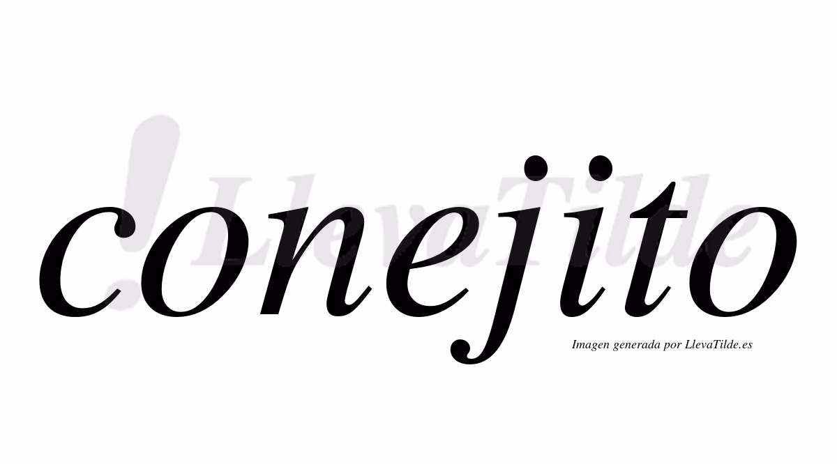 ¿Dónde lleva tilde conejo?