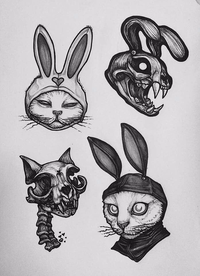 ¿Qué significa el conejo en un tattoo?