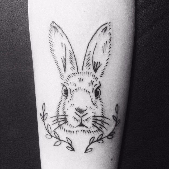 ¿Qué significa si un conejo está tatuado?