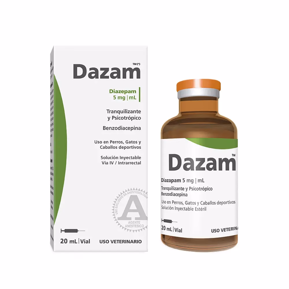 ¿Para qué se utiliza el diazepam en animales?