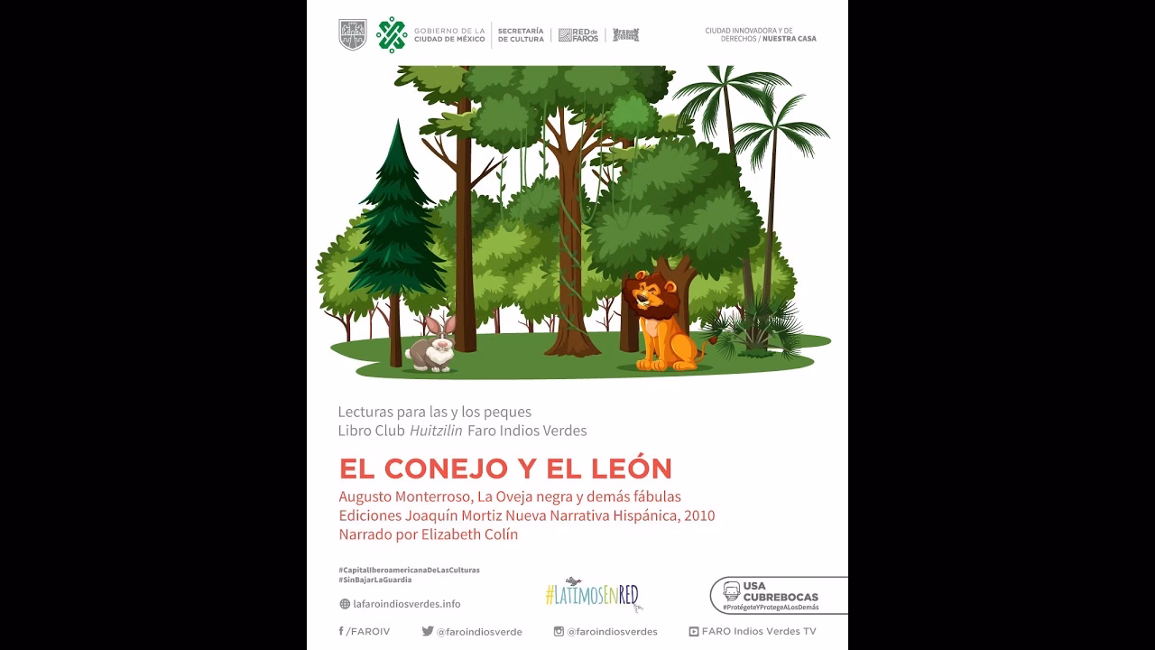 ¿Cuál es el tema del cuento “El león y el conejo”?