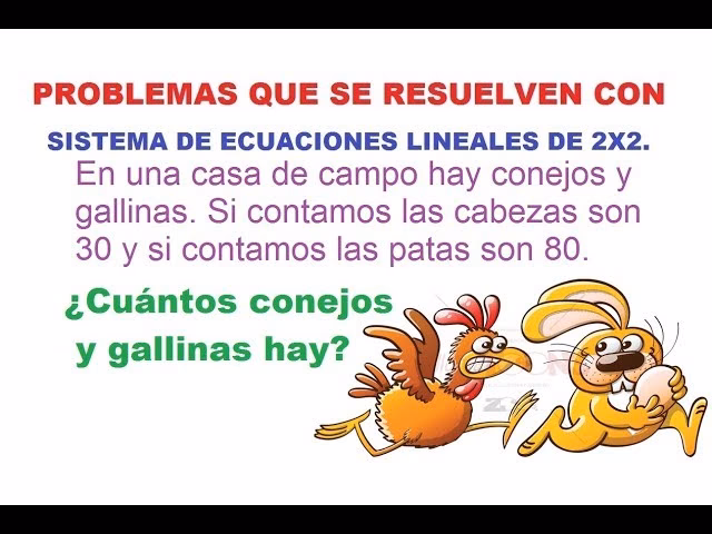 ¿Cuántos conejos hay en una granja con 30 patas si hay 10 animales?