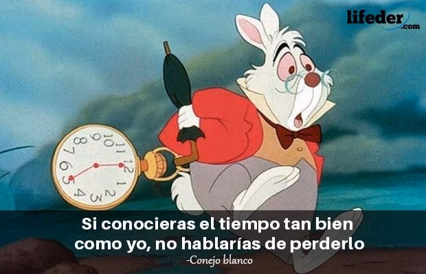 ¿Qué le dijo el conejo a Alicia?