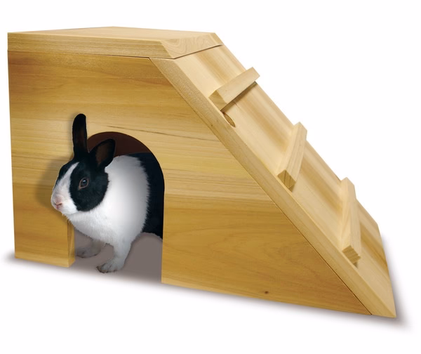 ¿Cuánto mide una madriguera para conejos?