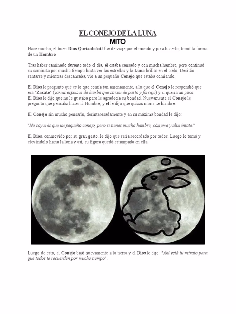 ¿Cuál es el mito del origen de la luna?