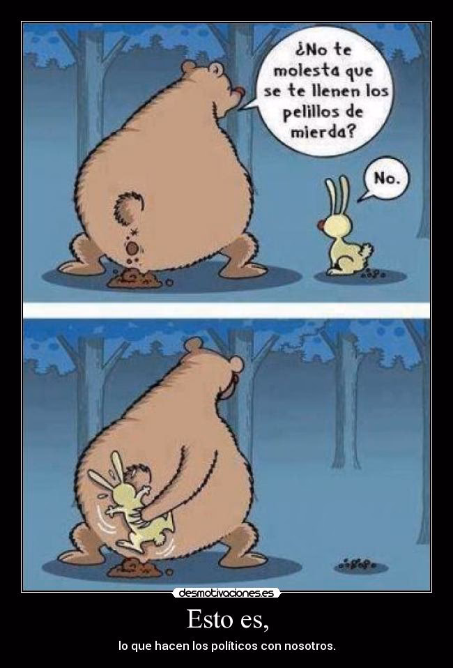 ¿Qué simbolizan el oso y el conejo?