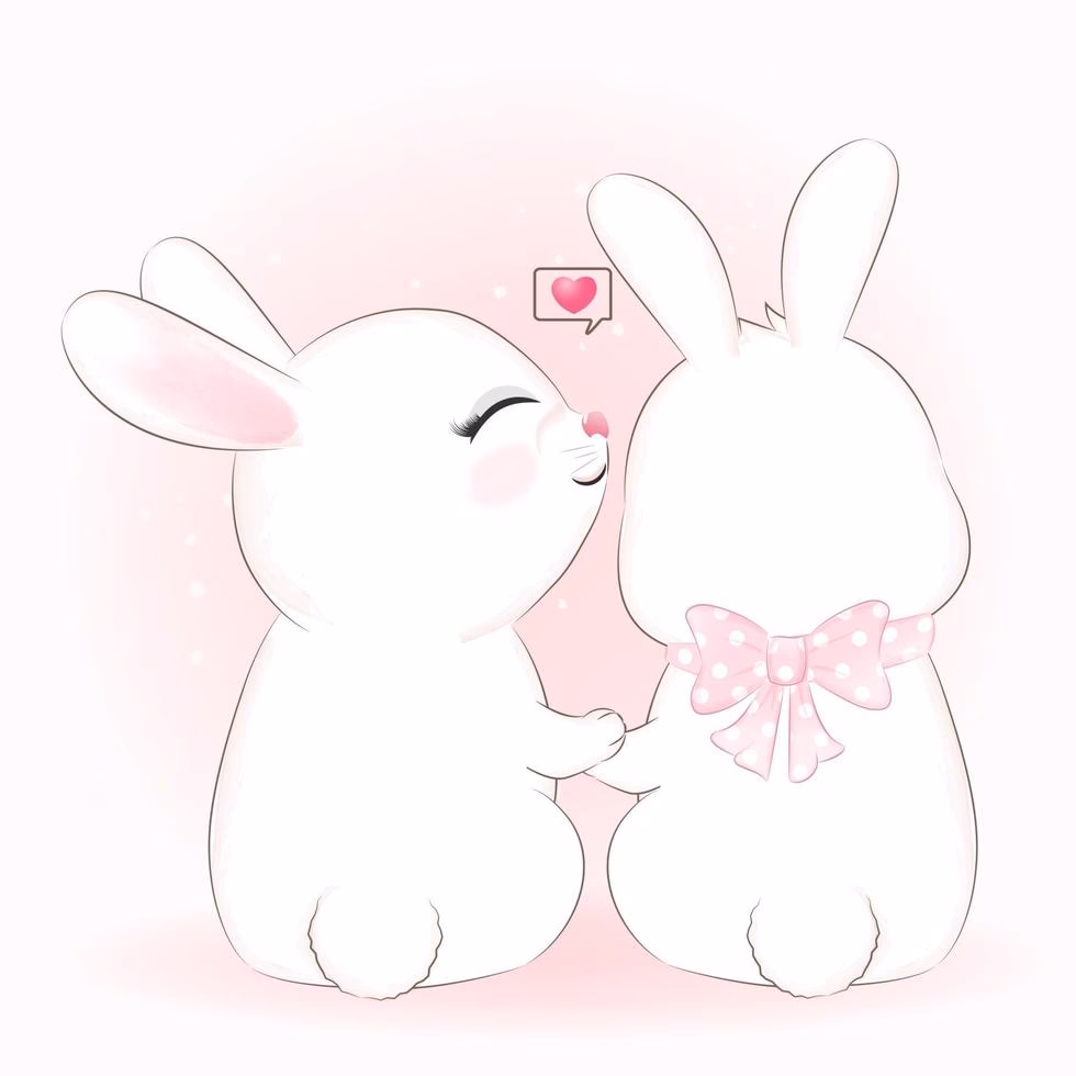 ¿Porque mi conejo me empuja con la nariz?