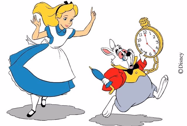 ¿Qué pasa cuando Alicia sigue al Conejo Blanco?