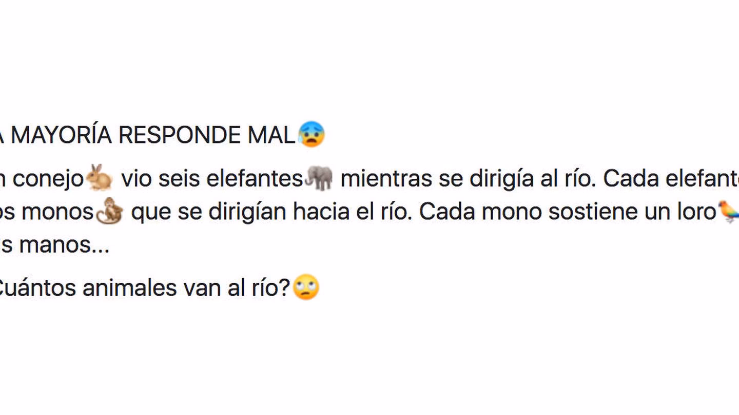 ¿Cómo es la adivinanza del elefante?
